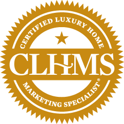 Certified Luxury Home Marketing Specialist (CLHMS) gold badge